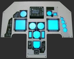 F-16 C LOW COST INSTRUMENT PANEL SOLUTION