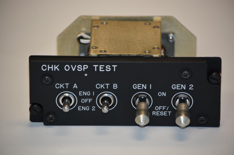 AH-64 GENERATOR CHECK OVERSPEED PANEL