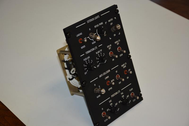 CH-53K EXTERIOR LIGHTS PANEL