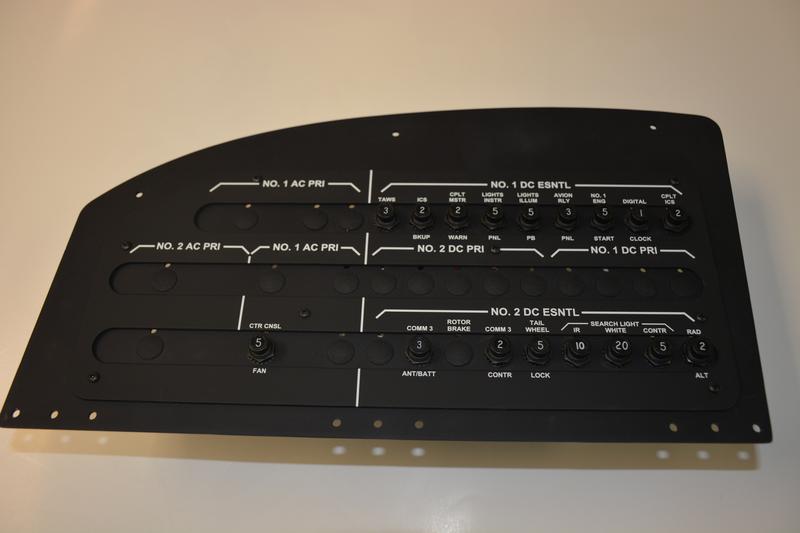 UH-60 PILOT CIRCUIT BREAKER PANEL